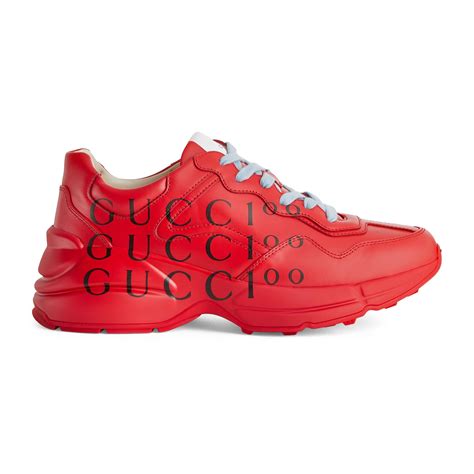 red gucci sneakers|red gucci sneakers women.